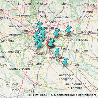 Mappa Via G.Pastore, 20097 San Donato Milanese MI, Italia (8.56333)