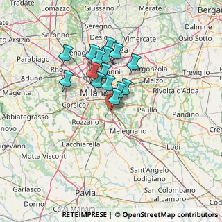 Mappa Via G.Pastore, 20097 San Donato Milanese MI, Italia (10.676)