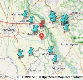 Mappa Via Vignone, 28065 Cerano NO, Italia (8.2125)