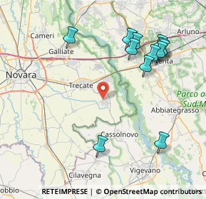 Mappa Via Vignone, 28065 Cerano NO, Italia (9.05)