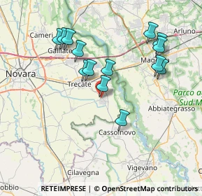 Mappa Via Vignone, 28065 Cerano NO, Italia (7.23357)