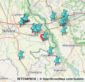 Mappa Via Vignone, 28065 Cerano NO, Italia (7.54556)