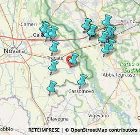 Mappa Via Vignone, 28065 Cerano NO, Italia (7.7075)
