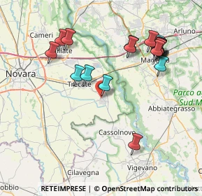 Mappa Via Vignone, 28065 Cerano NO, Italia (8.39333)