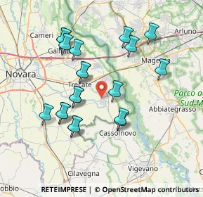 Mappa Via Vignone, 28065 Cerano NO, Italia (7.0595)