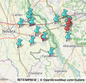 Mappa Via Vignone, 28065 Cerano NO, Italia (8.07474)