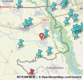 Mappa Via Vignone, 28065 Cerano NO, Italia (5.654)