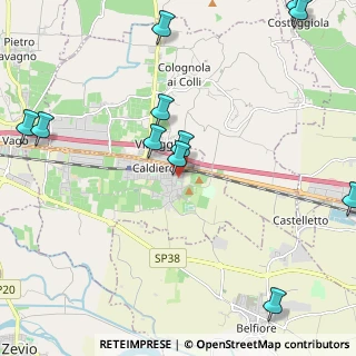 Mappa Via A. Zenatello, 37042 Caldiero VR, Italia (2.78364)