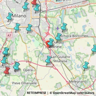 Mappa Autostrada del Sole, 20097 San Donato Milanese MI, Italia (6.603)