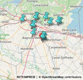 Mappa Via Umberto Giordano, 25016 Ghedi BS, Italia (10.81923)