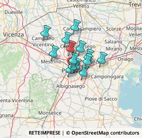 Mappa Via Savonarola, 35139 Padova PD, Italia (7.40714)