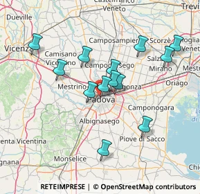 Mappa Via Savonarola, 35139 Padova PD, Italia (13.10846)