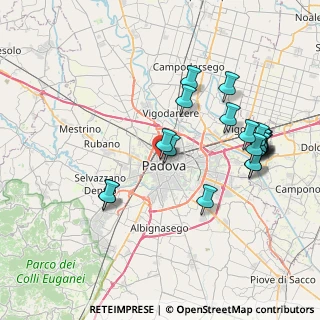 Mappa Via Savonarola, 35139 Padova PD, Italia (8.179)