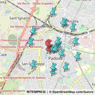 Mappa Via Savonarola, 35139 Padova PD, Italia (0.8675)