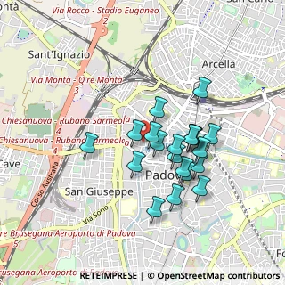 Mappa Via Savonarola, 35139 Padova PD, Italia (0.741)