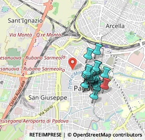 Mappa Via Savonarola, 35139 Padova PD, Italia (0.6665)