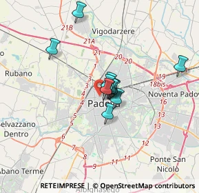 Mappa Via Savonarola, 35139 Padova PD, Italia (2.07333)
