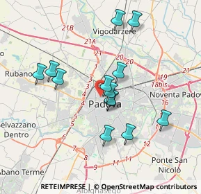 Mappa Via Savonarola, 35139 Padova PD, Italia (3.21769)