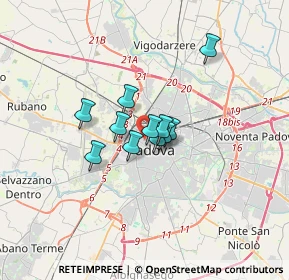 Mappa Via Savonarola, 35139 Padova PD, Italia (1.91636)