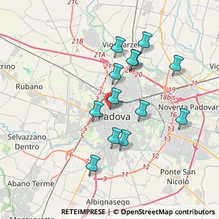 Mappa Via Savonarola, 35139 Padova PD, Italia (3.49)
