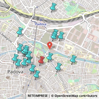 Mappa Via Gaspare Gozzi, 35121 Padova PD, Italia (0.568)