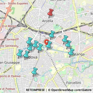 Mappa Via Gaspare Gozzi, 35121 Padova PD, Italia (0.90462)