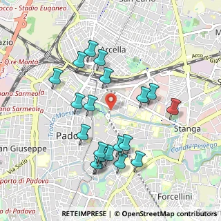 Mappa Via Gaspare Gozzi, 35121 Padova PD, Italia (0.9675)