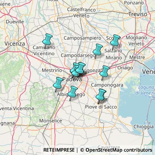Mappa Via Galliano Colonnello, 35129 Padova PD, Italia (9.32385)