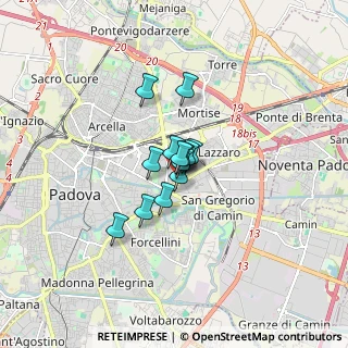 Mappa Via Galliano Colonnello, 35129 Padova PD, Italia (0.82154)