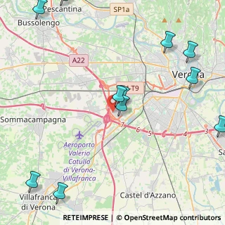 Mappa Tangenziale Sud, 37137 Verona VR, Italia (5.80182)