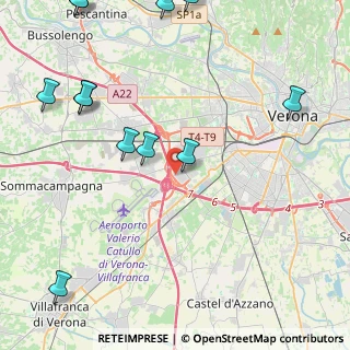 Mappa Tangenziale Sud, 37137 Verona VR, Italia (5.97)
