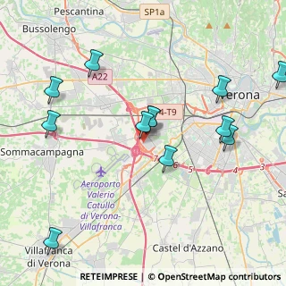 Mappa Tangenziale Sud, 37137 Verona VR, Italia (4.38)