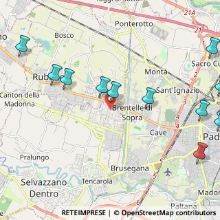 Mappa Via S. Cecilia, 35030 Caselle PD, Italia (3.6495)