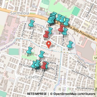 Mappa Via S. Cecilia, 35030 Caselle PD, Italia (0.25107)