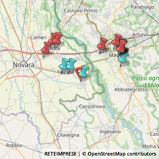 Mappa Via Martin Luther King, 28065 Cerano NO, Italia (8.07647)