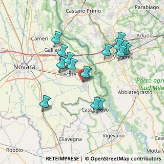 Mappa Via Martin Luther King, 28065 Cerano NO, Italia (6.84778)