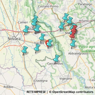Mappa Via Martin Luther King, 28065 Cerano NO, Italia (8.052)