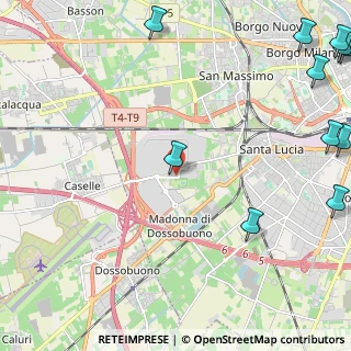 Mappa Via Sommacampagna, 37137 Verona VR, Italia (3.65545)