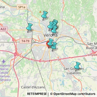 Mappa Via Calvi Pier Fortunato, 37135 Verona VR, Italia (3.20455)