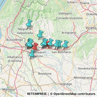 Mappa Fronte SR11, 37042 Caldiero VR, Italia (9.85733)