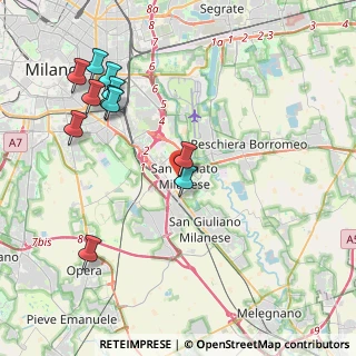 Mappa Via Martiri di Cefalonia, 20097 San Donato Milanese MI, Italia (4.51091)