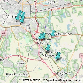 Mappa Via Martiri di Cefalonia, 20097 San Donato Milanese MI, Italia (4.12636)