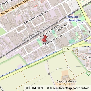 Mappa Via Claudio Treves, 52a, 20090 Trezzano sul Naviglio, Milano (Lombardia)