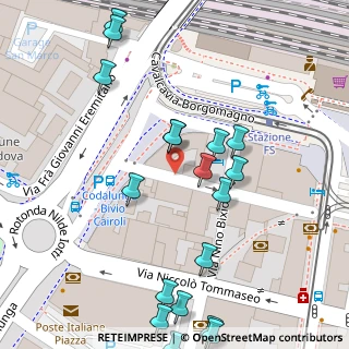 Mappa Piazzale della Stazione, 35036 Montegrotto Terme PD, Italia (0.05556)