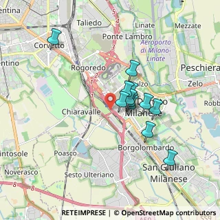 Mappa Raccordo S. Donato - Bagnolo, 20097 San Donato Milanese MI, Italia (1.365)