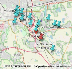 Mappa , 20097 San Donato Milanese MI, Italia (3.96778)