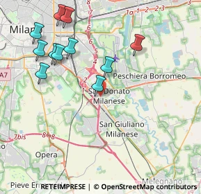 Mappa , 20097 San Donato Milanese MI, Italia (4.35727)