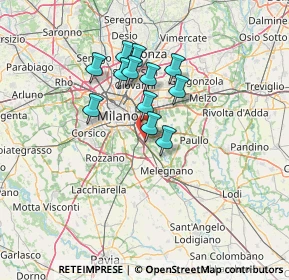 Mappa , 20097 San Donato Milanese MI, Italia (10.38583)