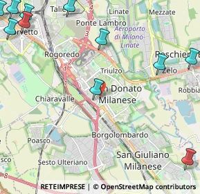 Mappa , 20097 San Donato Milanese MI, Italia (3.40091)