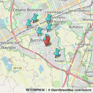 Mappa Via della Resistenza, 20090 Buccinasco MI, Italia (1.38636)